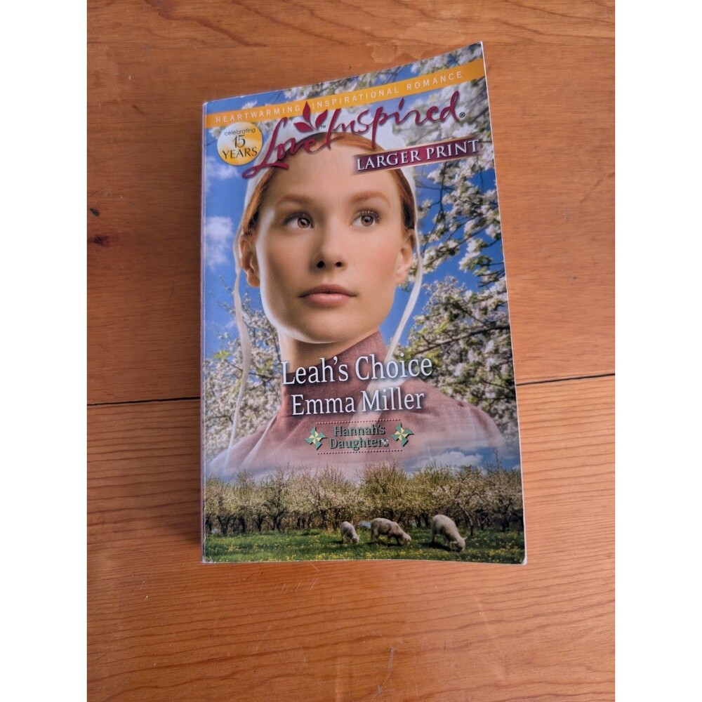 💐Harlequin Leah's Choice by Emma Miller Large Print Hannah's Daughters